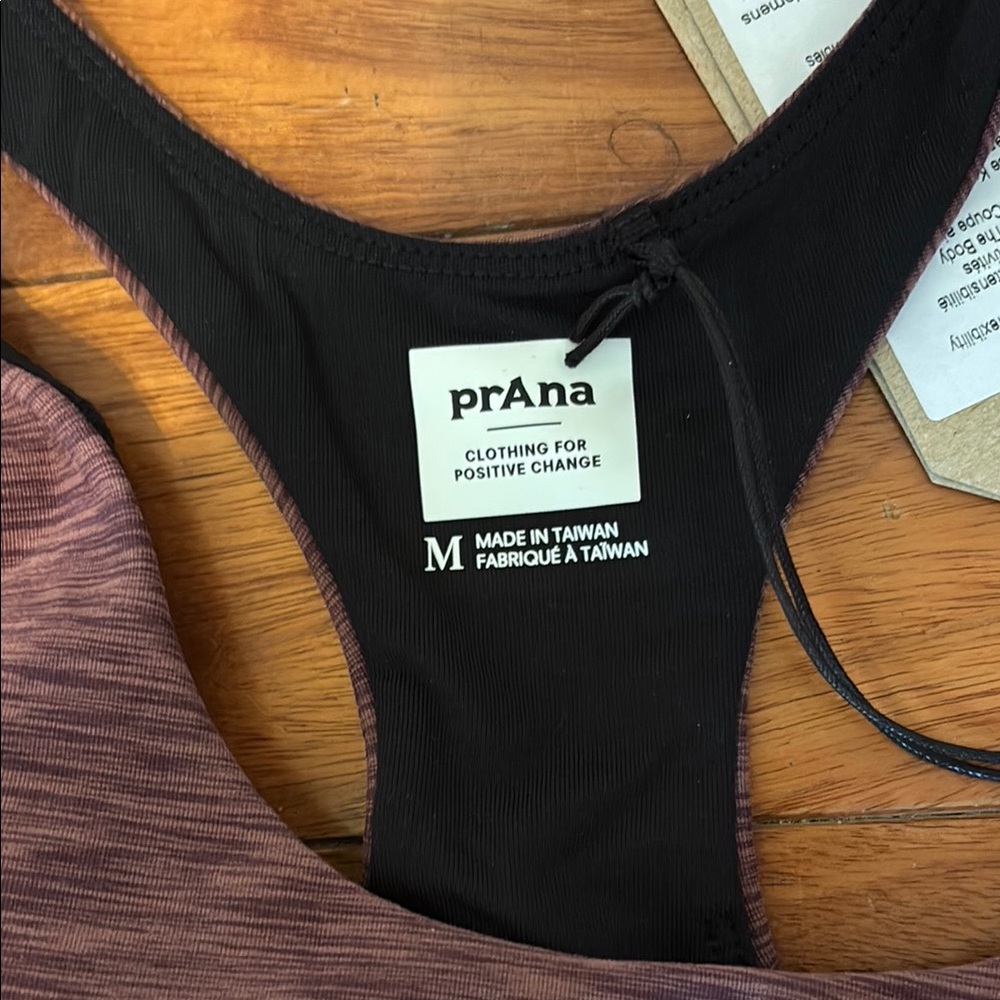 Prana Kimble Bra - Flannel Heather Sports Bra - Picture 8 of 10